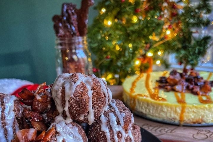 Maple Bacon Apple Cider Donuts 