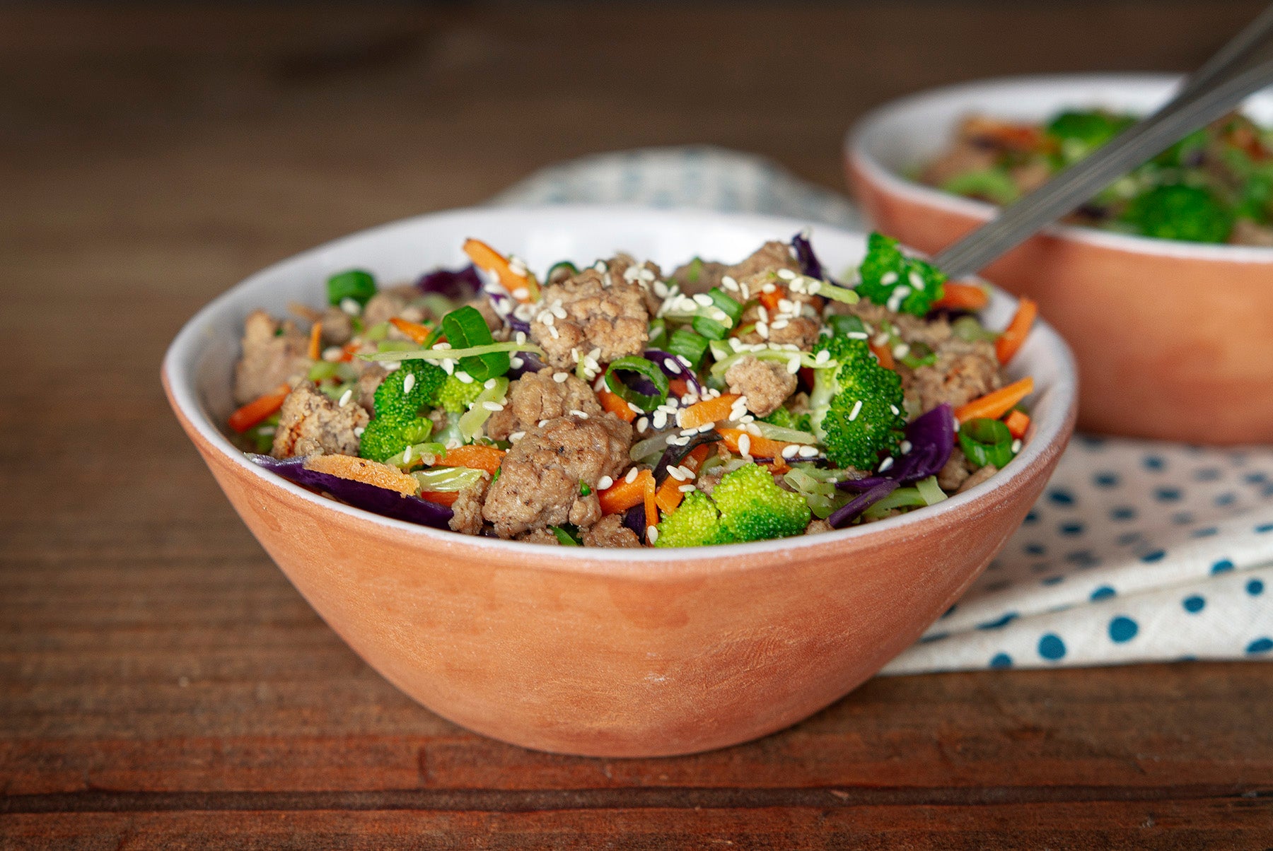 Pederson's Farms Ground Pork Stir Fry Recipe