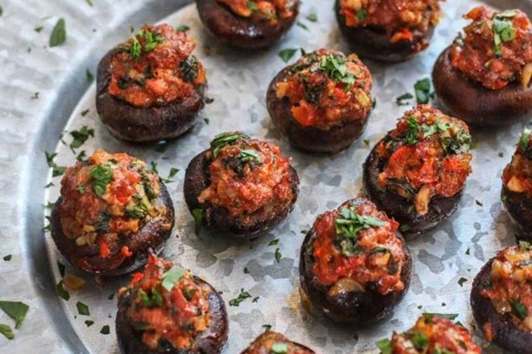 Chorizo Stuffed Mushrooms | Pederson's Natural Farms