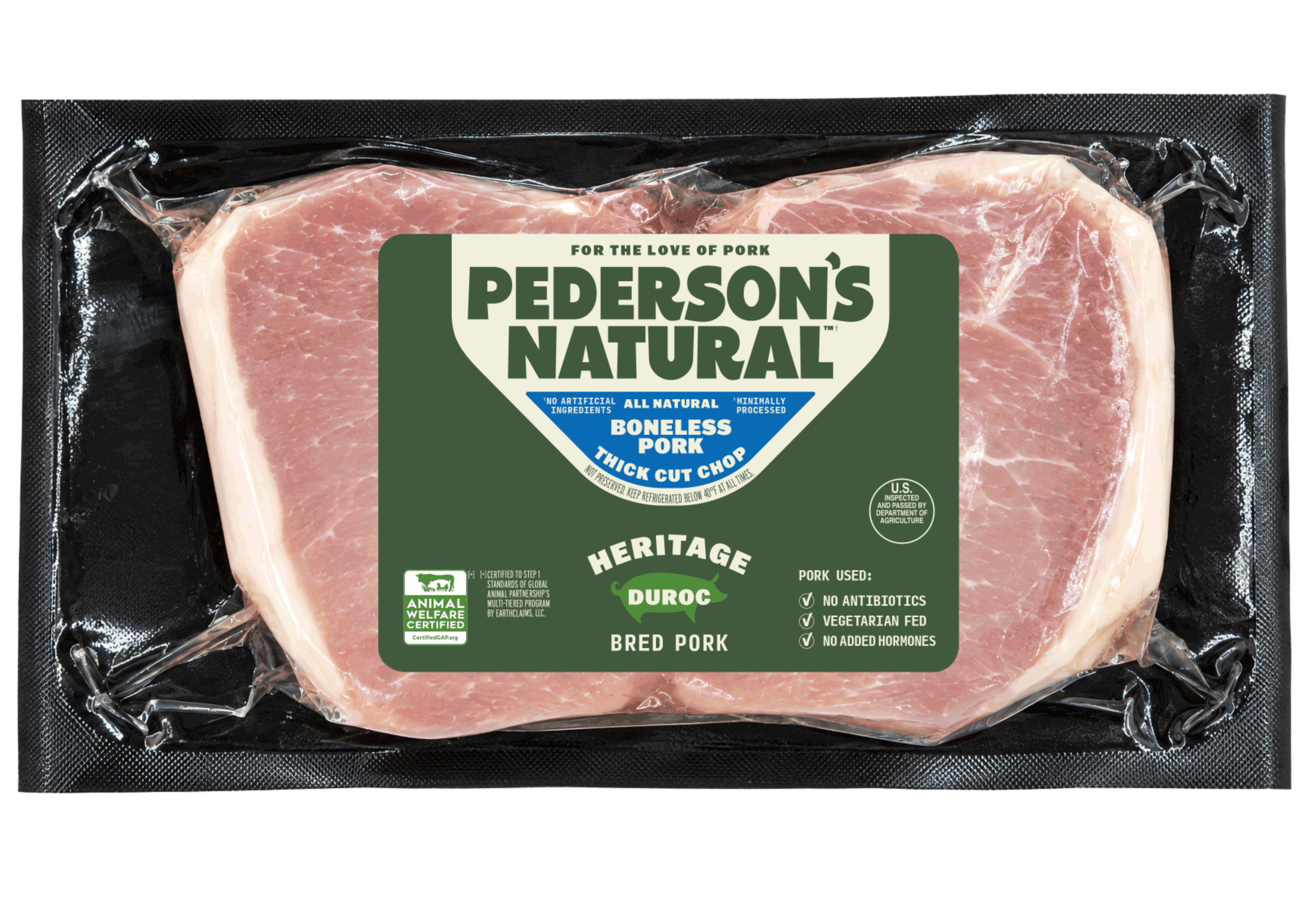 package of boneless pork chops