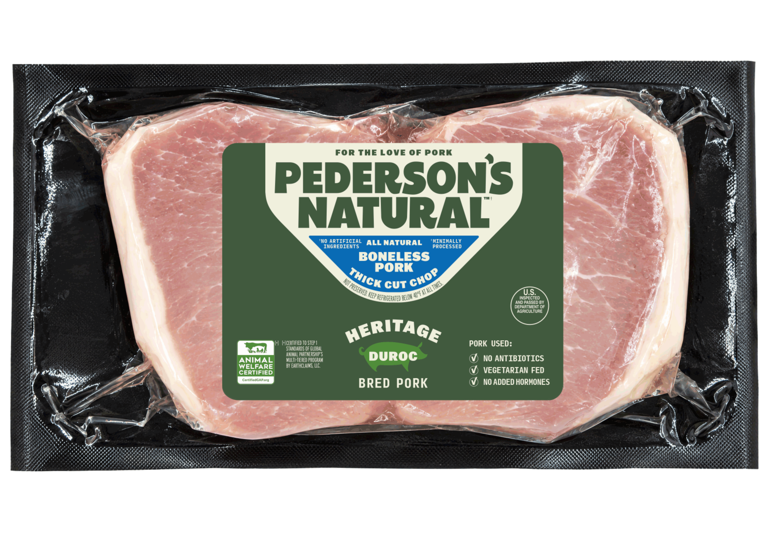 package of boneless pork chops