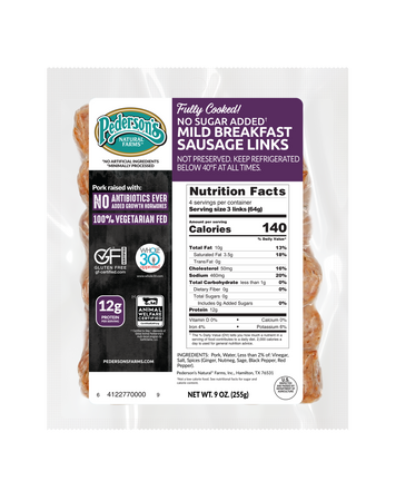 Fully Cooked Mild Breakfast Sausage Links (4 Pack)