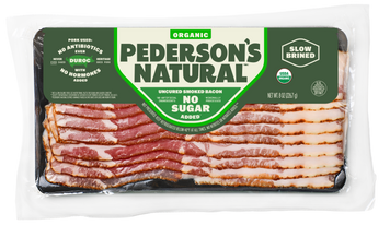 Organic No Sugar Added Uncured Smoked Bacon (4 Pack)